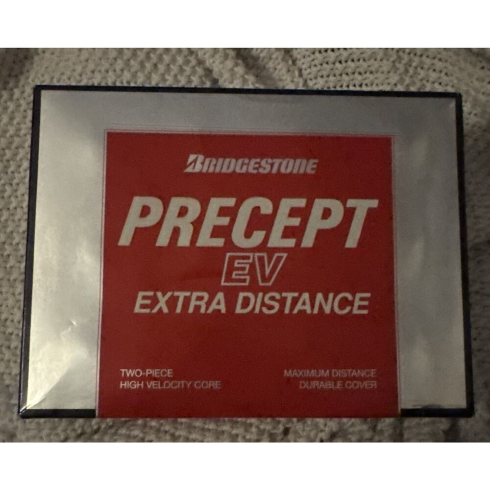 NEW Precept Golf Balls EV Extra Distance USA Bridgestone 12 Balls